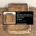 Sold: 1656 Martin Luther German Bible, Endter Nuremberg folio